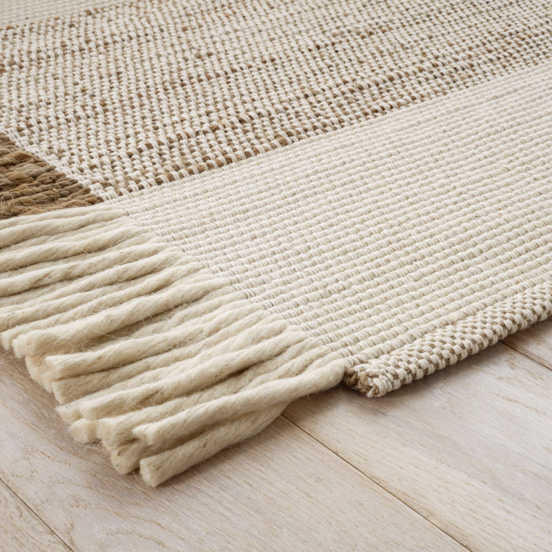 Frankie Natural Handwoven Jute Rug, Rectangle 8' x 10'