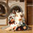 Machine Washable Orlandra Wildflower Mix Bohemian Abstract Rug in Beige – Beige Binding-1575175748