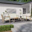 1-Piece Outdoor Aluminum Patio Coffee Table-96859668
