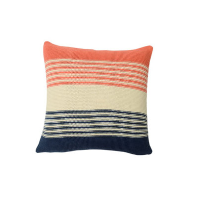 Shannon Striped Cotton Pillow Cover