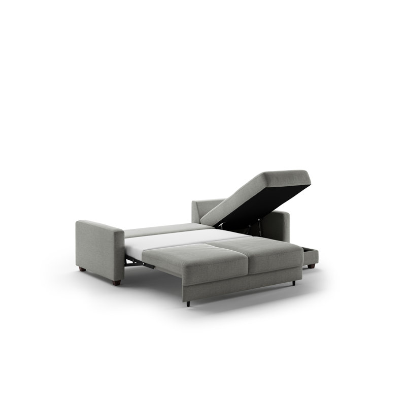 Hampton Queen Sectional (Loveseat Sleeper + Reversible Chaise) Rodeo 104