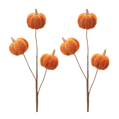 Pumpkin Floral Stems