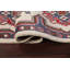 Tapis oriental géométrique Kazak noué à la main 5 x 7