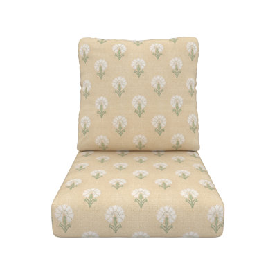 Amala Sunbrella® Outdoor Deep Seating Lounge Chair Seat/Back Cushion