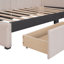 Upholstered Daybed With 2 Storage Drawers, Twin Size Sofa Bed Frame, No Box Spring Needed, Durable And Stylish-1294288975-1294288973
