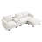 109*57" Modern Sectional Cloud Sofa With Console-259648887