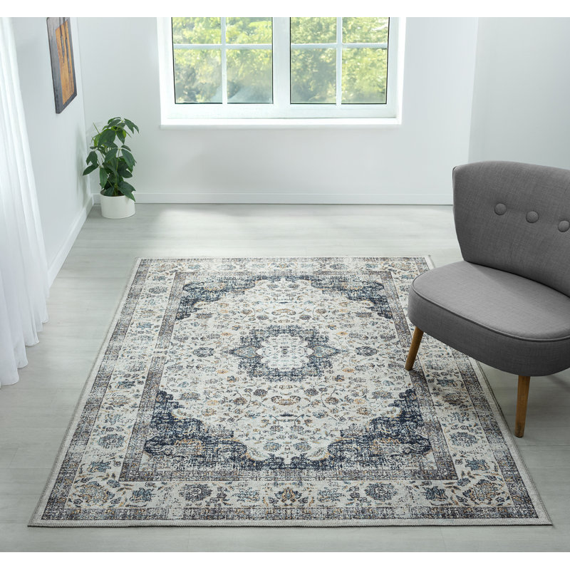 Tapis ivoire lavable Kensington, Rectangle 7 pi 10 po x 9 pi 10 po