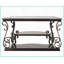 Table basse avec plateau en verre Traditional
