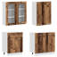 vidaXL Kitchen Unit with Drawer with Door LYON 8 pcs Engineered Wood Modern-131372826