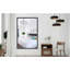 Miroir de salle de bain rectangulaire surdimensionné de 60 po x 40 po avec cadre noir et grands miroirs muraux décoratifs pour salle de bain Miroir mural vertical ou horizontal avec cadre en aluminium-2144308044