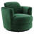 Pirouette Performance Velvet Swivel Armchair-319718248