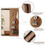 Miroir mural pleine longueur, miroir corps entier avec tablette, miroir corps entier avec crochet Miroir mural avec panneau multifonctionnel, chambre / salon / entrée noyer (47,6 x 15,7 po)-169292322