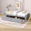 Lit simple avec rangement, lit de jour en bois avec tiroirs de rangement, lit capitaine fonctionnel pour les petites pièces-1162368064