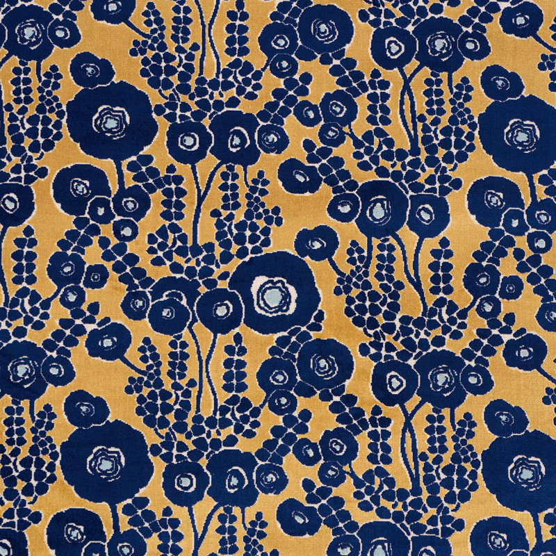 Emelie Velvet Fabric, Orange