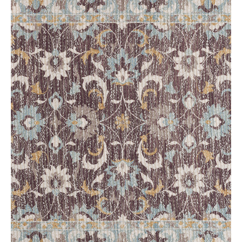 Tapis 24 po x 36 po, lavable à la machine, envers antidérapant, intérieur / extérieur - noir rétro, Noir rétro