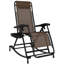 Fauteuil inclinable pliant, fauteuil zéro gravité, chaise berçante extérieure avec coussin, porte-gobelet et porte-téléphone, noir-2143209053