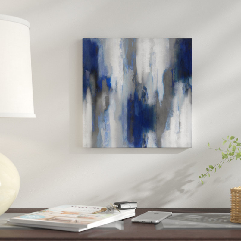 «Apex Blue III», reproduction, H 12 po x l 12 po x P 0,75 po, Toile tendue