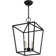 12.5 Sq. inch 3-Light Convertible Lantern Pendant with Metal Shade
