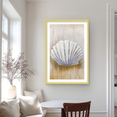 Feston coquille - impression matte encadrée de mer pour la décoration intérieure