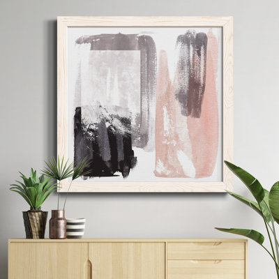Coexistance VII - Toile encadrée de qualité supérieure - prête à être accrochée