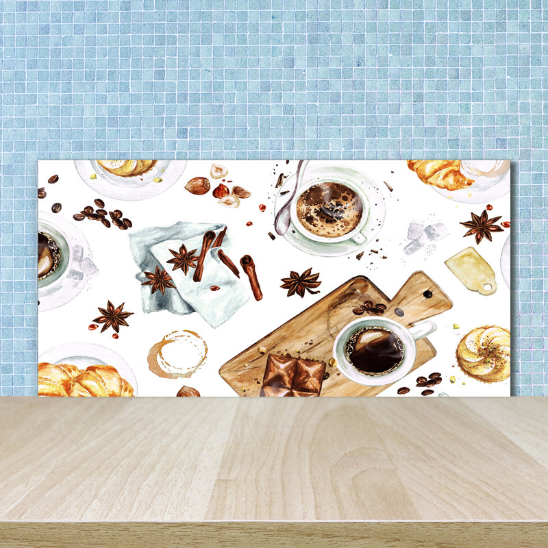 50cm W x 100cm L Glass Peel and Stick Panel