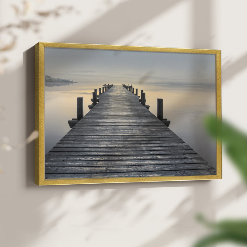 Sun Down -Framed Print - Restickable