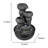 Bescott Indoor Outdoor Weather Resistant Cascade Fountain with Lights