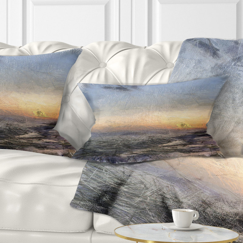 Coussin lombaire aquarelle