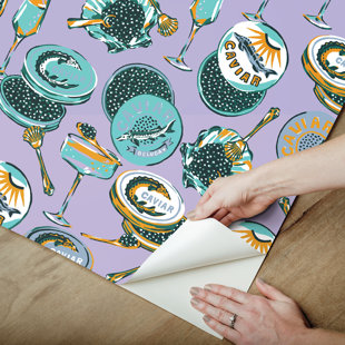 Champagne and Caviar Peel and Stick Wallpaper