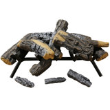 Deweese Fireplace Ceramic Decorative Log