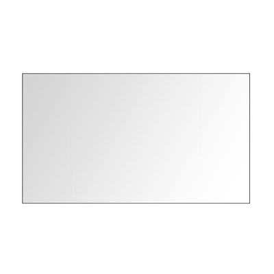 Miroir de salle de bain avec cadre en métal pour mur