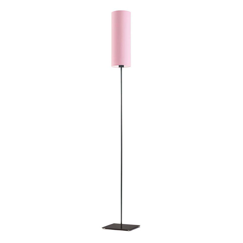 Florencja 165cm Traditional Floor Lamp, Light Pink, Black