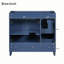 Meuble-lavabo de salle de bain sans lavabo, avec armoire-1343312083