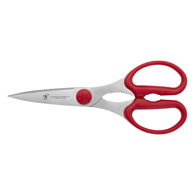 Henckels Carbon Steel Kitchen Shears -, Red