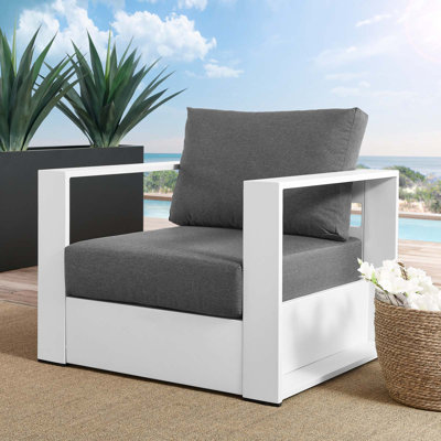 Modway Tahoe Outdoor Patio Powder-Coated Aluminum Armchair