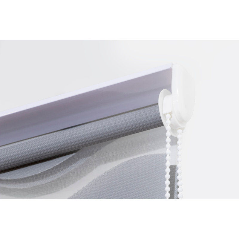 Semi Sheer Roller Blind, 175 cm L x 105 cm W, Grey
