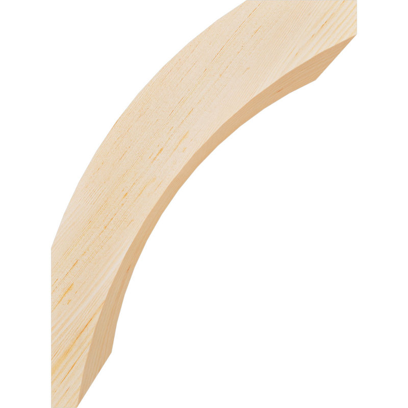 Genouillère Thorton, Sapin Douglas de 5 1/2 po (lisse), 12 po X P 16 po H