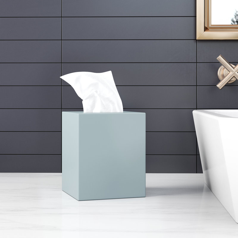 Porte-boîte de mouchoirs Basic Luxury, Gris