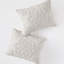 Housse de couette 100% coton très grand / très grand - chenille, 3, médaillon, chenille médaillon gris 3-129125052-129125054