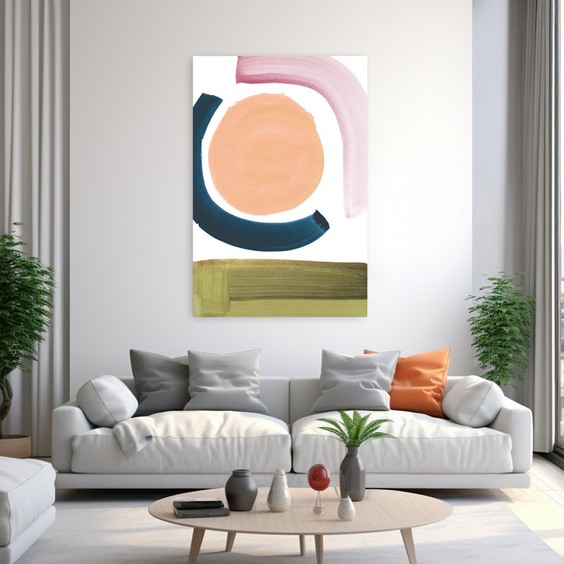 Art contemporain contemporain abstrait, H 60 po x l 40 po