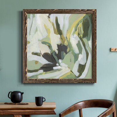 Toile encadrée Electric Lichen III-Premium - prête à être accrochée