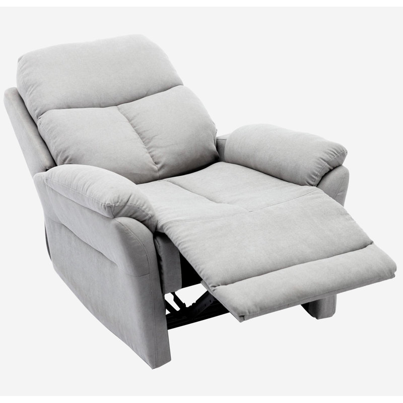 Kymberlynn Faux Leather Manual Rocker Recliner