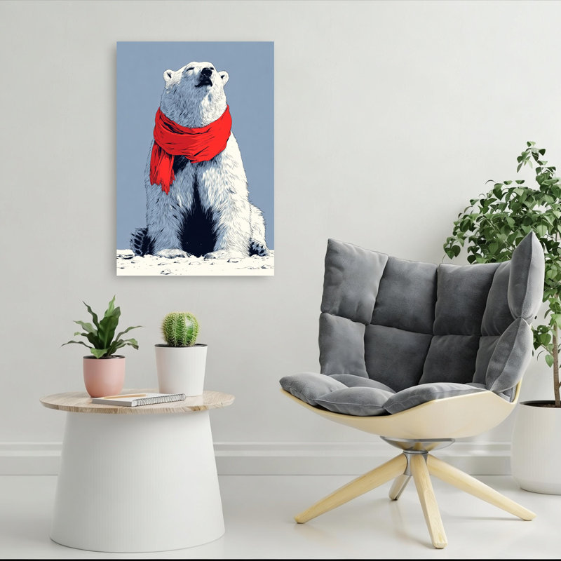 Ours arctique Cozy, H 36 po x l 24 po