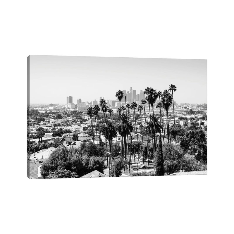 Los Angeles View by Philippe Hugonnard - Wrapped Canvas Print, 20.32 cm H x 30.48 cm W