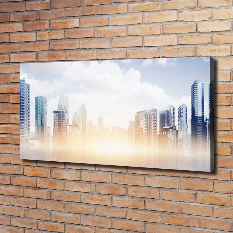 Skyscrapers - Wrapped Canvas Print