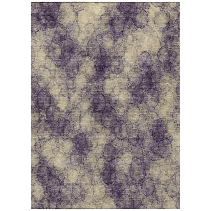 Machine Washable Indoor/Outdoor Lipman ACN2424 Abstract Rug, Rectangle 9' x 12'