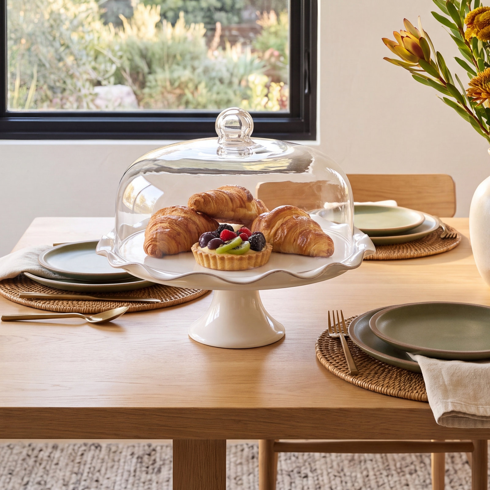 Cook & Host Stoneware Cake Stand