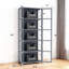 Vitrine à 5 niveaux avec porte en acrylique, bibliothèque de rangement Curio Cabinet
