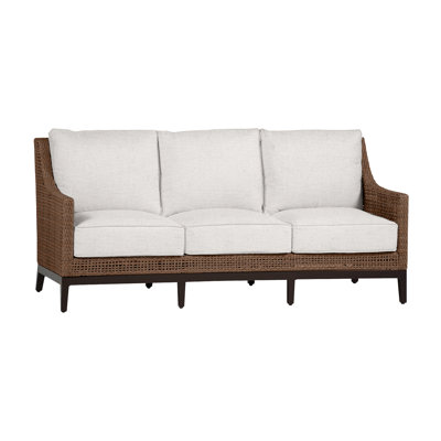 Peninsula Woven Sofa - Mahogany/Chestnut