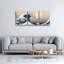 3 Piece Wrapped Canvas Print-1458506001